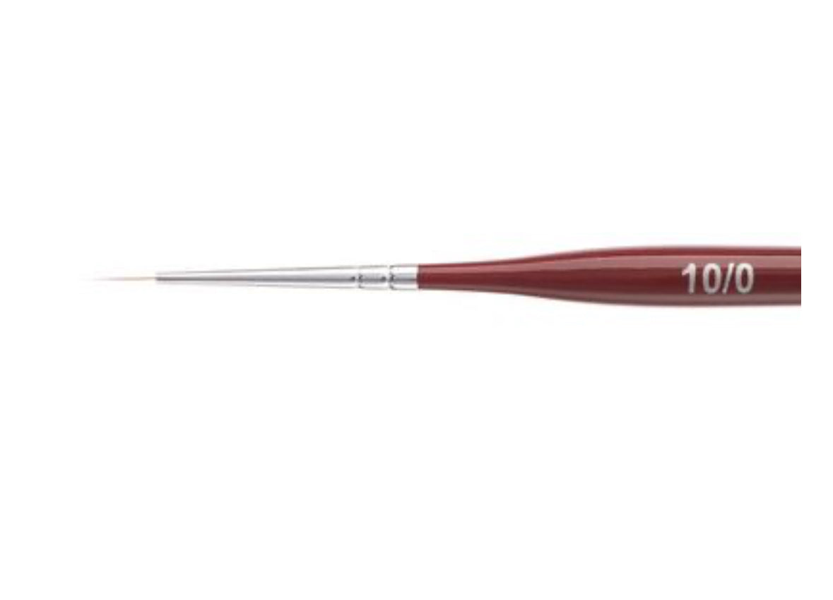 Roubloff DS13R nail art brush, striper/liner, squirrel hair # 10/0