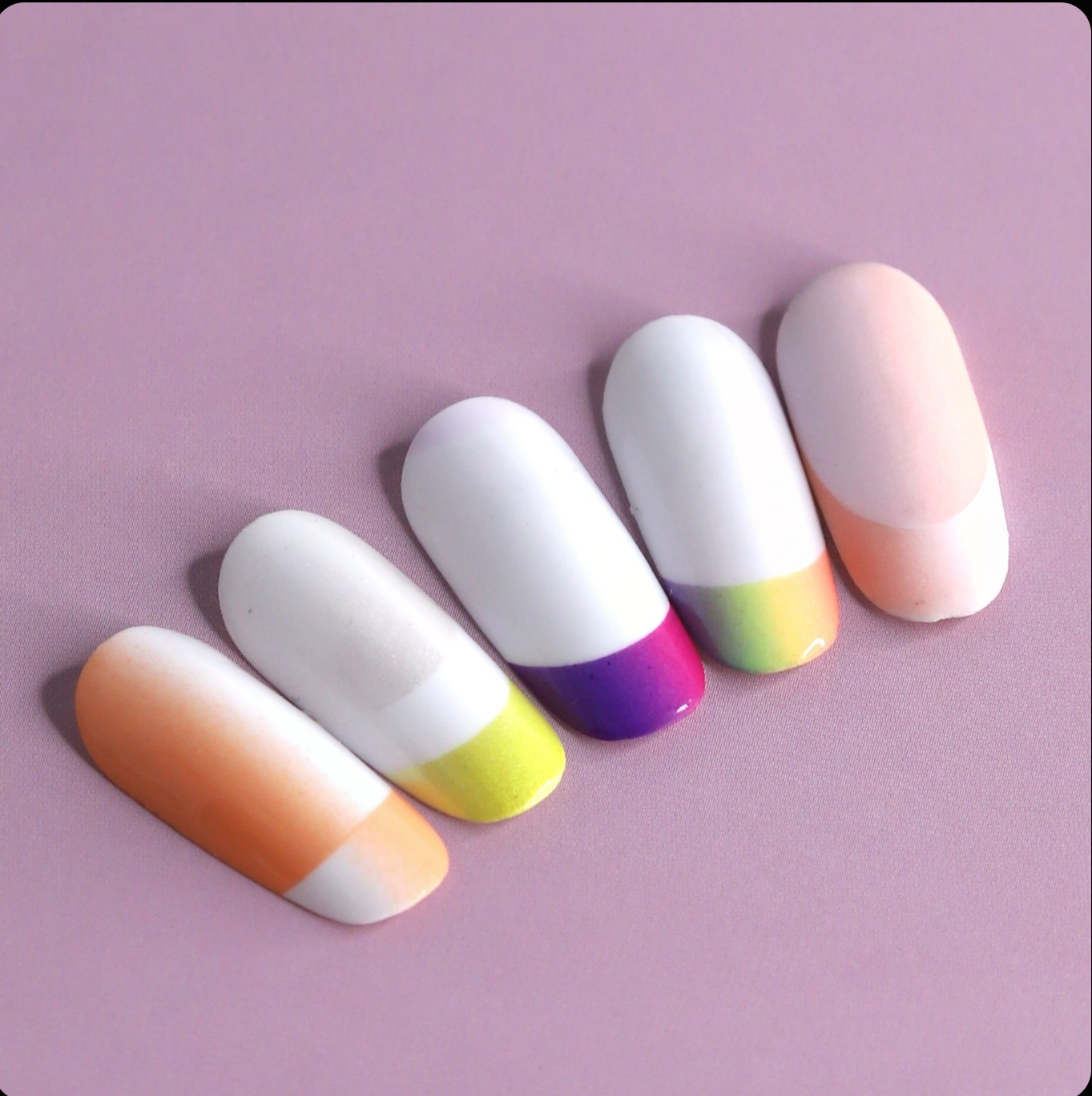 OneAir Stencils For Nail Airbrushing 810 French