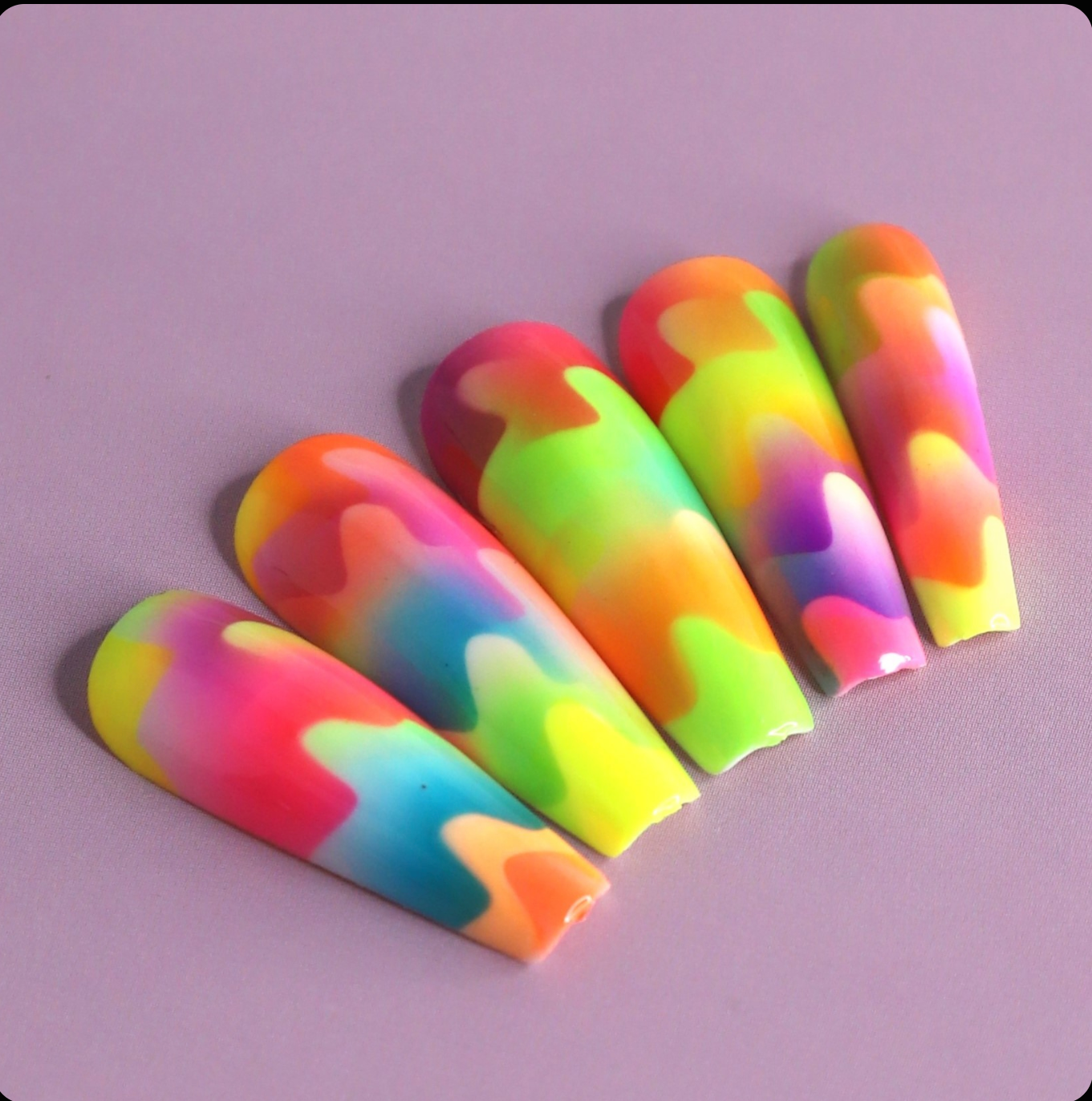 OneAir Stencils For Nail Airbrushing 14 雲模板