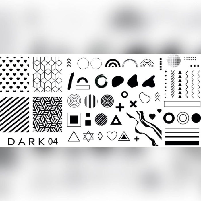 Dark Stamping plate #04