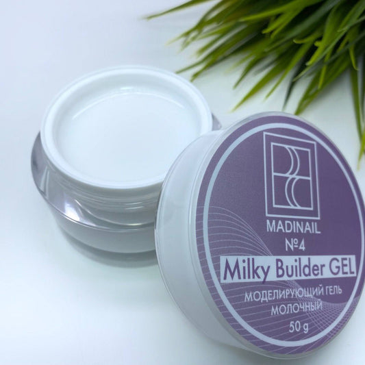 MadiNail Milky Builder gel  №4 50 g