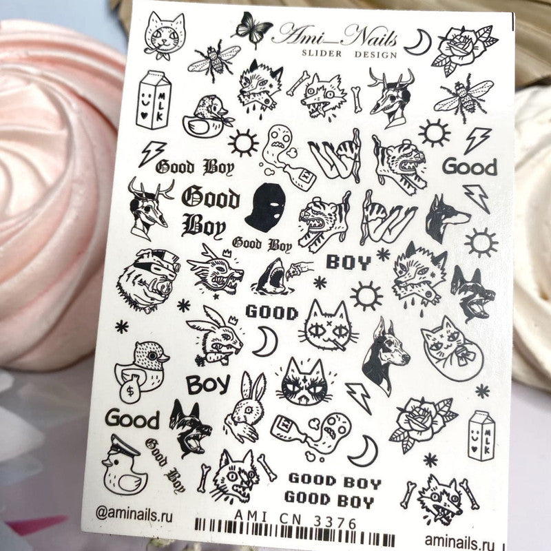 Ami Nails Slider Design CN3376