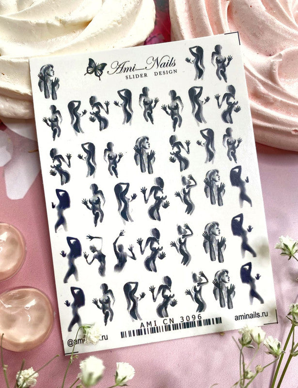 Ami Nails Slider Design CN3096