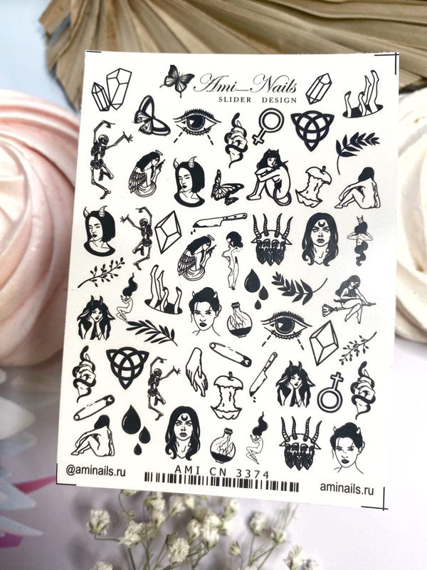Ami Nails Slider Design 3374