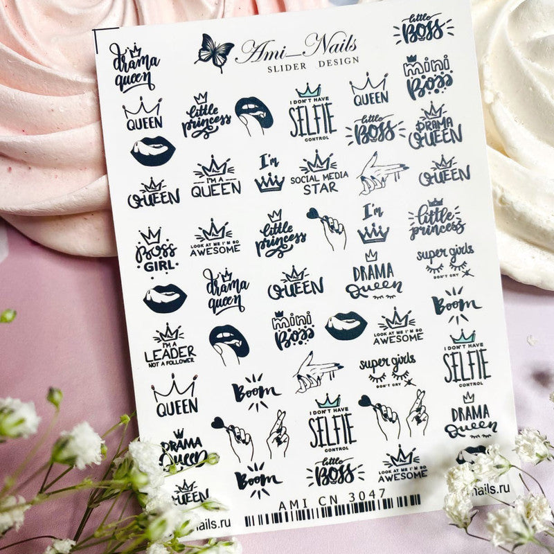 Ami Nails Slider Design 3047