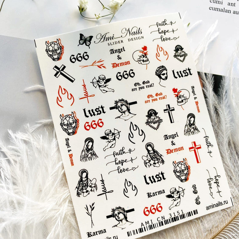 Ami Nails Slider Design 3151