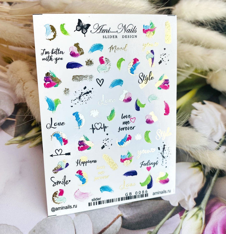 Ami Nails Slider Design GB0086