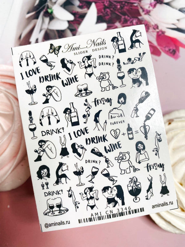 Ami Nails Slider Design 3346