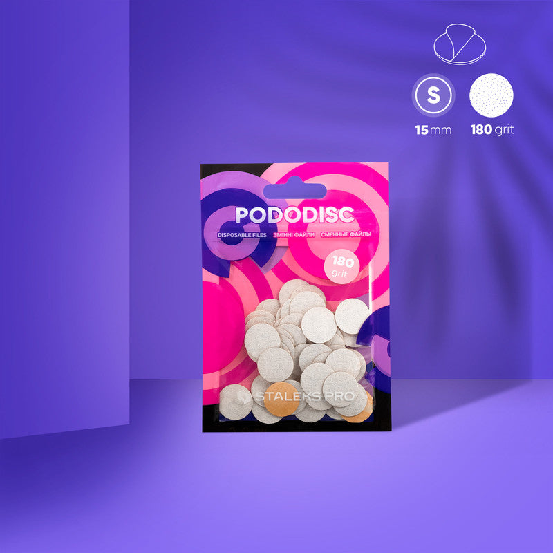 Refill pads for pedicure disc Pododisc Staleks Pro, 180 grit (50 pcs)
