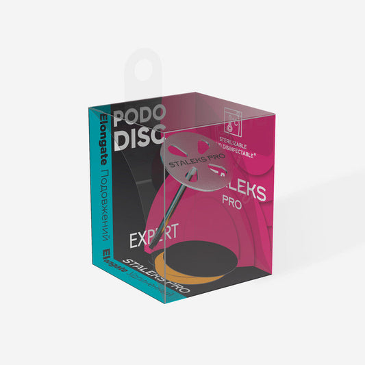 Staleks Pododisc Pro Expert M long pedicure disc complete with 180 grit interchangeable file 5 pcs (20 mm), set
