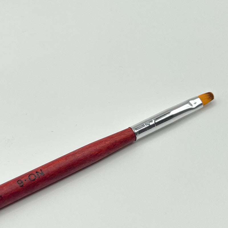 EzFlow Wood brush for gel #NO6