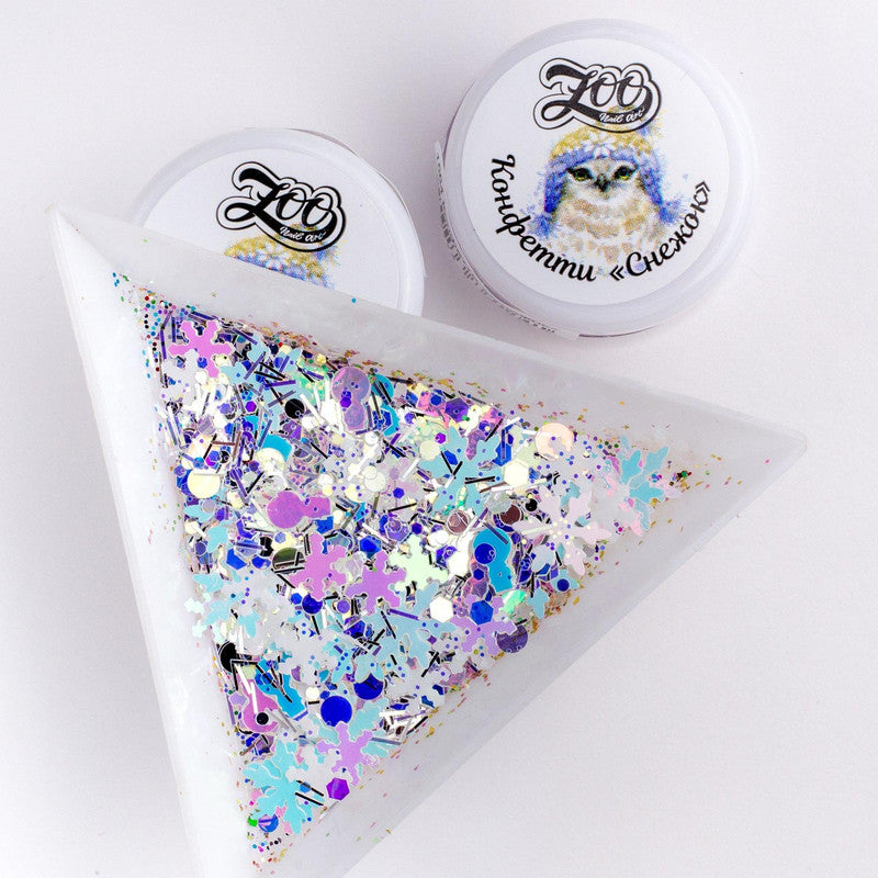 Zoo Confetti 1566“雪球”1 克