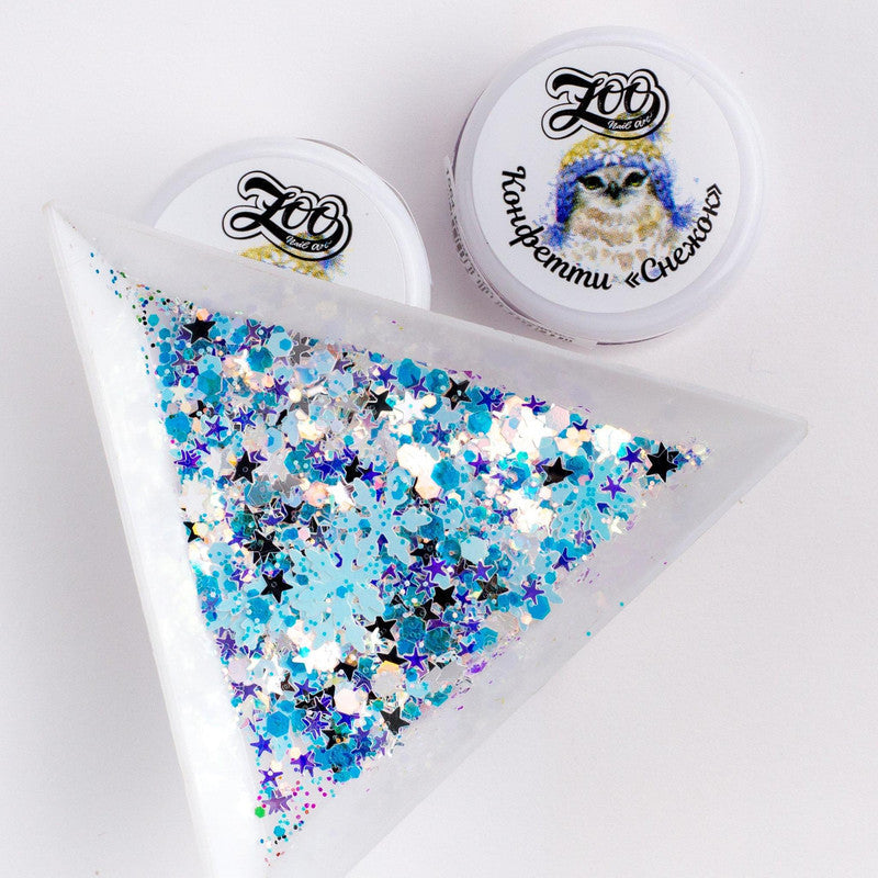 Zoo Confetti 1563 "Snowball" 1 g