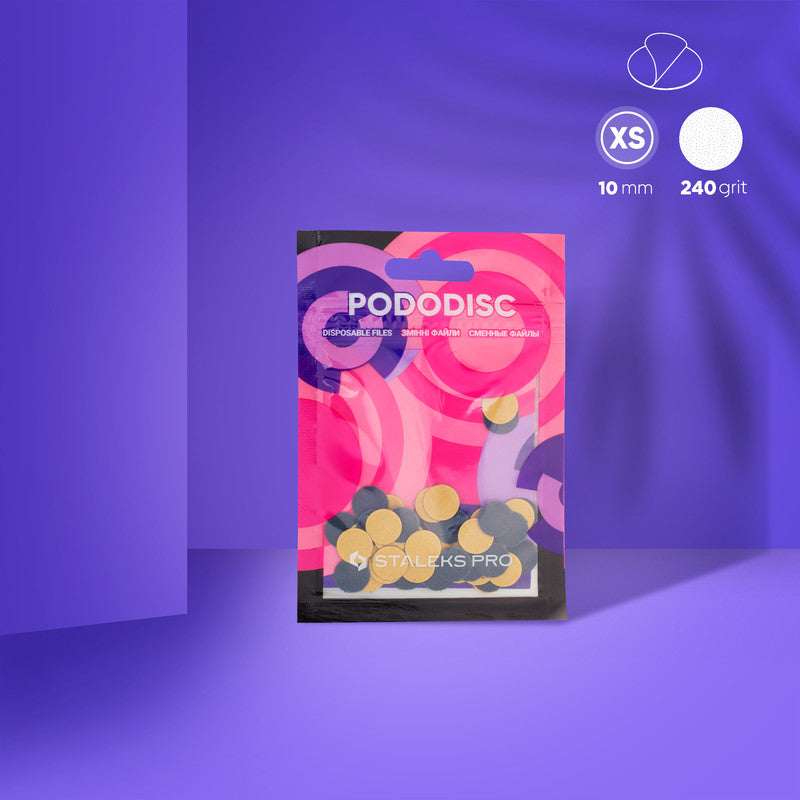 Refill pads for pedicure disc Staleks Pro, 240 grit (50 pcs)