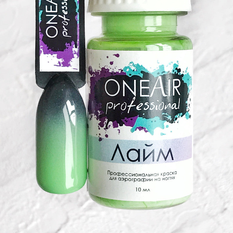 OneAir 噴槍指甲油青檸色 10 毫升