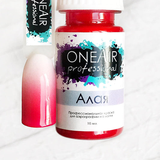 OneAir Airbrush Nail Paint Red