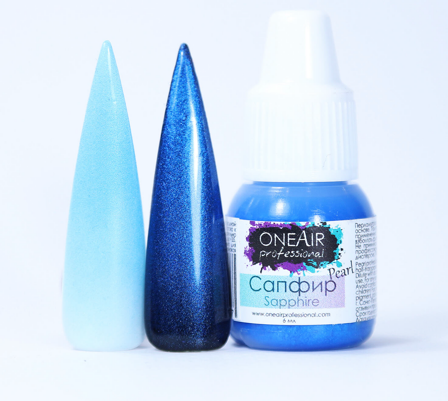 OneAir Airbrush Nail Paint Ceniza Azur 10 ml