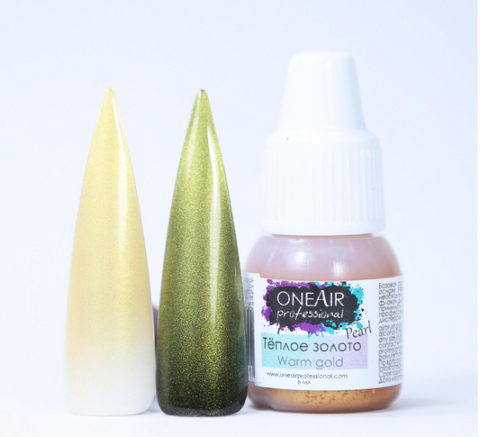 OneAir Airbrush Nail Paint Warm gold