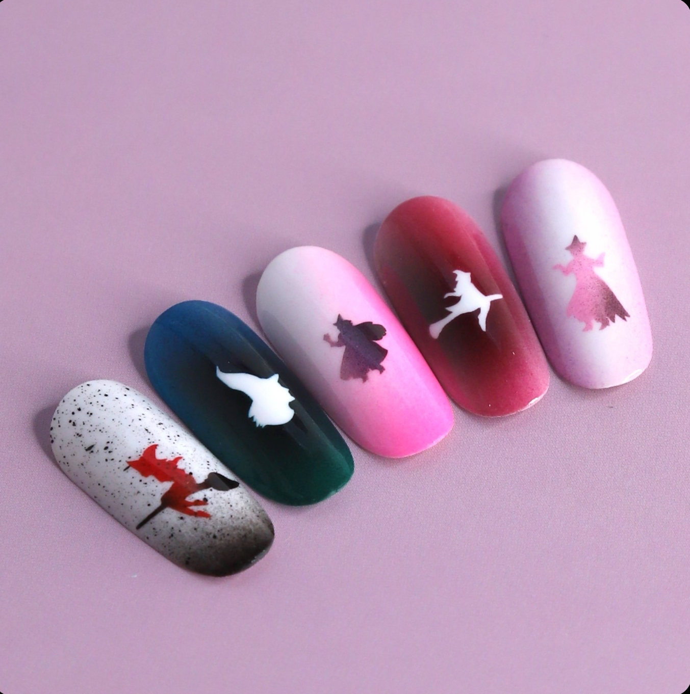 OneAir Stencils For Nail Airbrushing 13 眩光模板