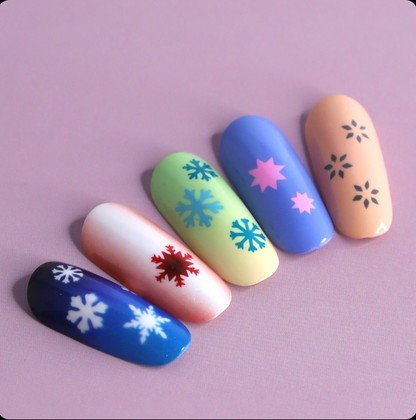 OneAir Stencils For Nail Airbrushing 16 鼠標模板