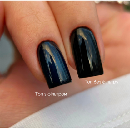 DARK Top Coat WITH UV