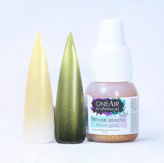 OneAir Airbrush Nail Paint Warm Gold
