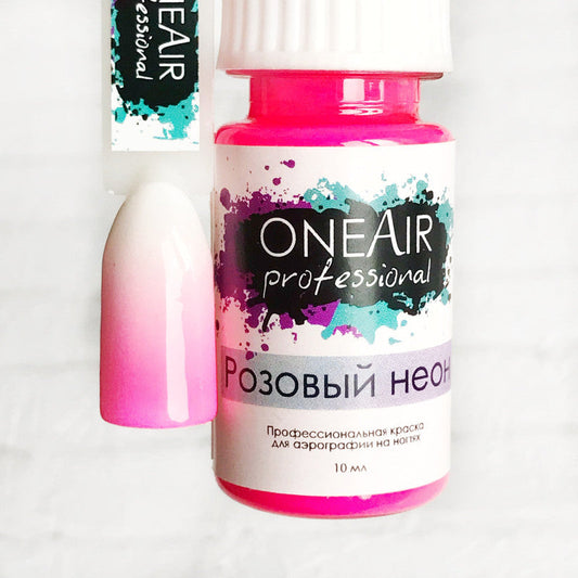 OneAir Airbrush Nail Paint Pink neon