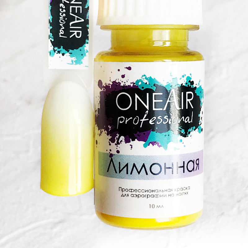 OneAir Airbrush Nail Paint Lemon