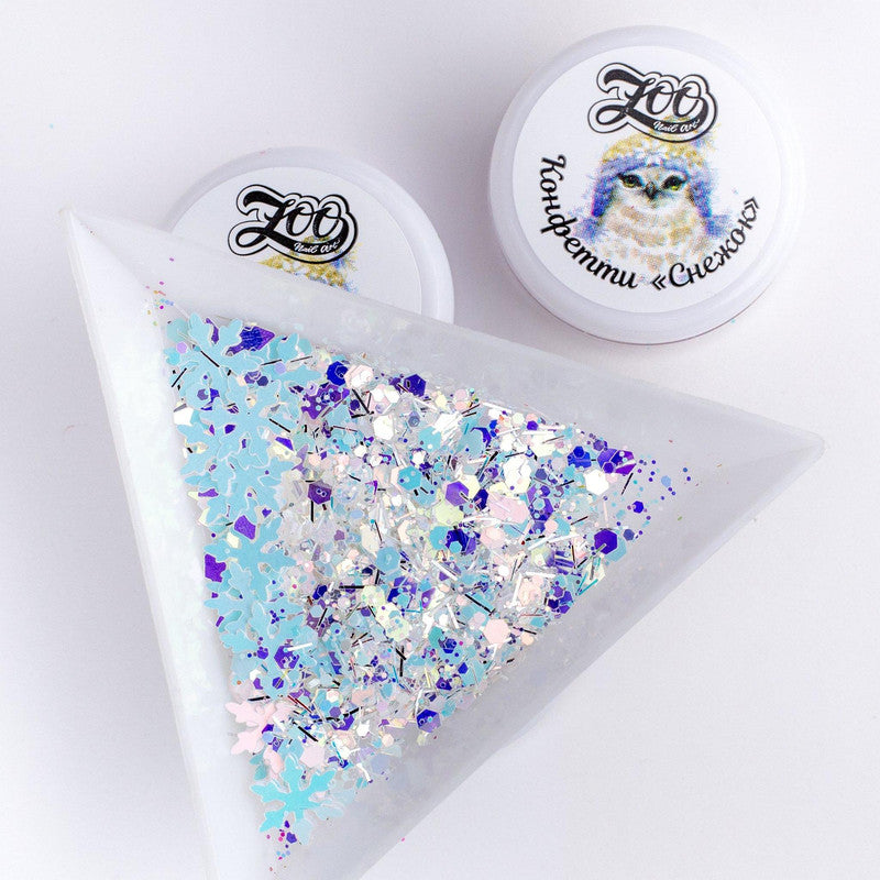 Zoo Confetti 1562 "Snowball" 1 g