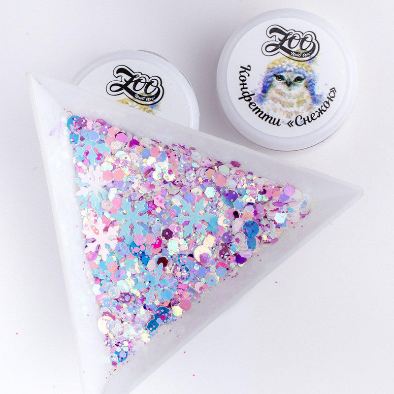 Zoo Confetti 1564 "Snowball" 1 g